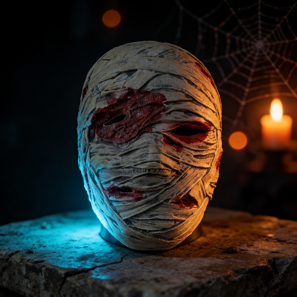 NightNineMask  Zombie Latex Mask, Mummy Mask, Halloween Horror