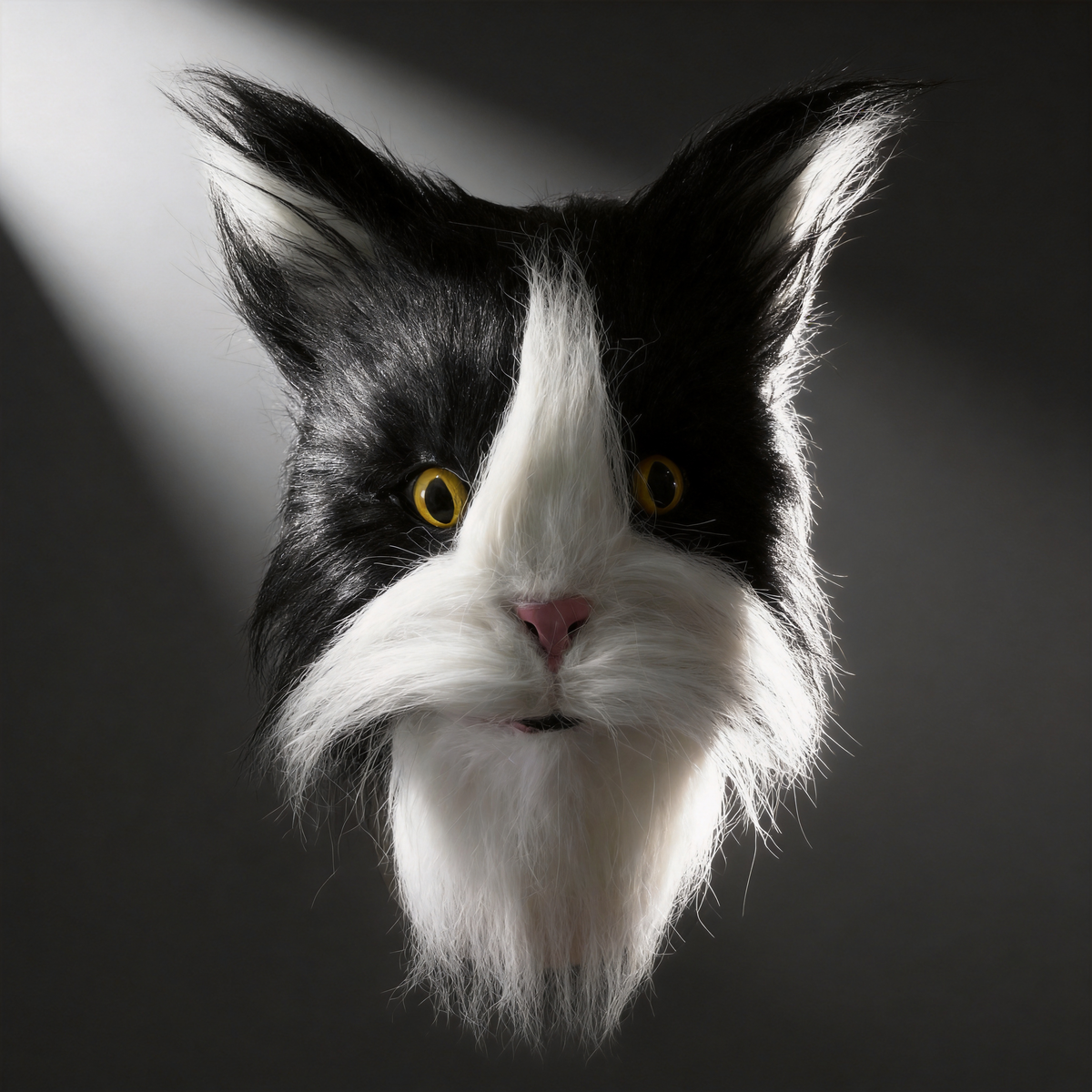 NightNineMask Furry Cat Latex Mask, Realistic Animal