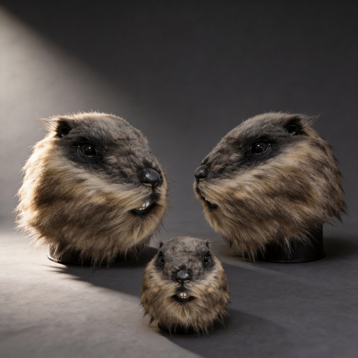NightNineMask Furry Groundhog Latex Mask, Realistic Animal